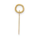 10k Large Slanted Block Initial O Charm - Image 2