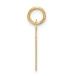 10k Large Slanted Block Initial U Charm - Image 2