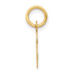 10k Small Slanted Block Initial C Charm - Image 2