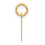 10k Small Slanted Block Initial T Charm - Image 2