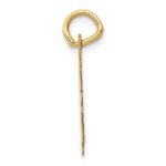 10K Medium Script Letter H Initial Charm - Image 2