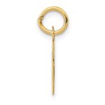 10k Small Block Initial O Charm - Image 2
