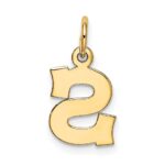 10k Small Block Initial S Charm - Image 4