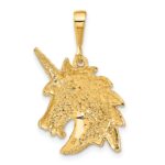 10k Unicorn Head Charm - Image 4