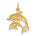 10k Dolphin Charm - Image 4