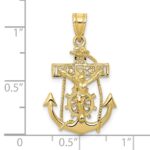 10k Mariners Cross Pendant - Image 3