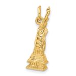 14k  3-D Statue Of Liberty Charm - Image 3