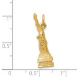 14k  3-D Statue Of Liberty Charm - Image 4