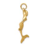 14k 3-D Mermaid Charm - Image 4