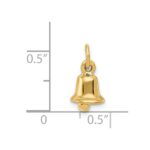 14k 3-D Wedding Bell Charm - Image 4