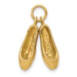 14K 3-D Ballet Slippers Charm