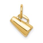 14K 3-D Small Megaphone Charm