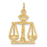 14k Scales Of Justice Charm - Image 3
