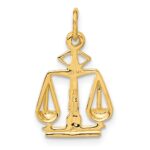 14k Scales Of Justice Charm - Image 3