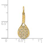 14k Racquet Charm - Image 4