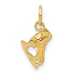 14K  3-D Ice Skate Charm - Image 3