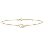 14K Cut-out Wing Plus Extender - Total Anklet - Image 3