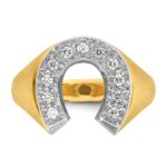 10k Two-Tone Fancy Ring Mounting - Image 6