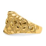 10k IBGoodman Men's Onyx Nugget Complete Ring - Image 3