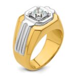 IBGoodman 14k Two-tone Polished Men's Ring Mounting - Image 8