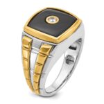 10k Two-Tone Fancy Ring Mounting - Image 8