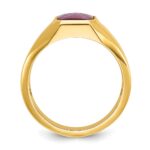 14k IBGoodman Men's Ruby Doublet Stone Complete Ring - Image 2