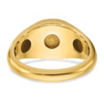 10k IBGoodman Men's Ruby Doublet Stone Complete Ring - Image 5