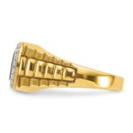 10k Two-Tone Fancy Ring Mounting - Image 3