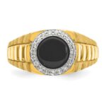 10k Two-Tone Fancy Ring Mounting - Image 4