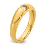 14k IBGoodman Men's 1/5 carat Diamond Complete Ring - Image 8