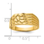 14k IBGoodman Men's Diamond Nugget Ring Mounting - Image 3