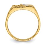 14k IBGoodman Men's Diamond Nugget Complete Ring - Image 2