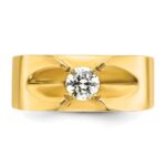 14k IBGoodman Men's 1/2 carat Diamond Complete Ring - Image 6