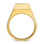 IBGoodman 14k 2 1/2 carat Lab Grown Diamond VS/SI+ G+ Complete Men's Ring - Image 2