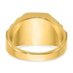 14k IBGoodman 13x9mm Men's Signet Ring - Image 7