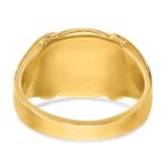 14k IBGoodman 12x10mm Men's Signet Ring - Image 7