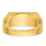 IBGoodman 14k Men's Polished 3-Stone 1 Carat AA Quality Diamond Ring - Image 7