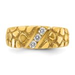 14k IBGoodman Men's Diamond Nugget Ring Mounting - Image 6