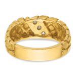 14k IBGoodman Men's Diamond Nugget Ring Mounting - Image 7
