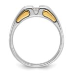 10k Two-Tone Fancy Ring Mounting - Image 2