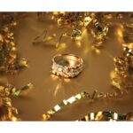 14k IBGoodman Men's Polished Nugget Textured Ring Mounting - Image 3