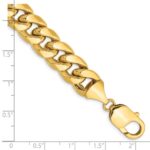 14K 11mm Semi-Solid Miami Cuban with Lobster Clasp Chain - Image 3