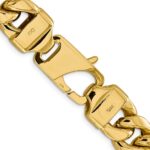 14K 15mm Semi-Solid Miami Cuban with Lobster Clasp Chain - Image 3