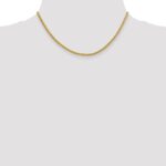 14K 2.75mm Semi-Solid Wheat with Lobster Clasp Chain - Image 4
