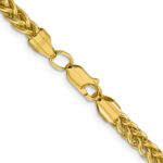 14K 4.65mm Semi-Solid 3-Wire Wheat with Lobster Clasp Chain - Image 3