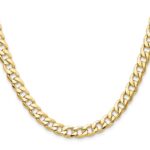 14k 7.5mm Semi-Solid Curb Chain - Image 2