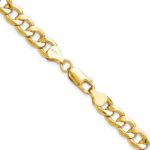 14k 7.5mm Semi-Solid Curb Chain - Image 3