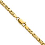 14K 3.25mm Byzantine with Lobster Clasp Chain - Image 3