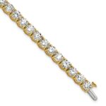 14k 16 carat Lab Grown Diamond VS/SI+ G+ Complete Tennis Bracelet