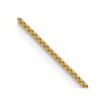 14K .9mm Box with Spring Ring Clasp Chain